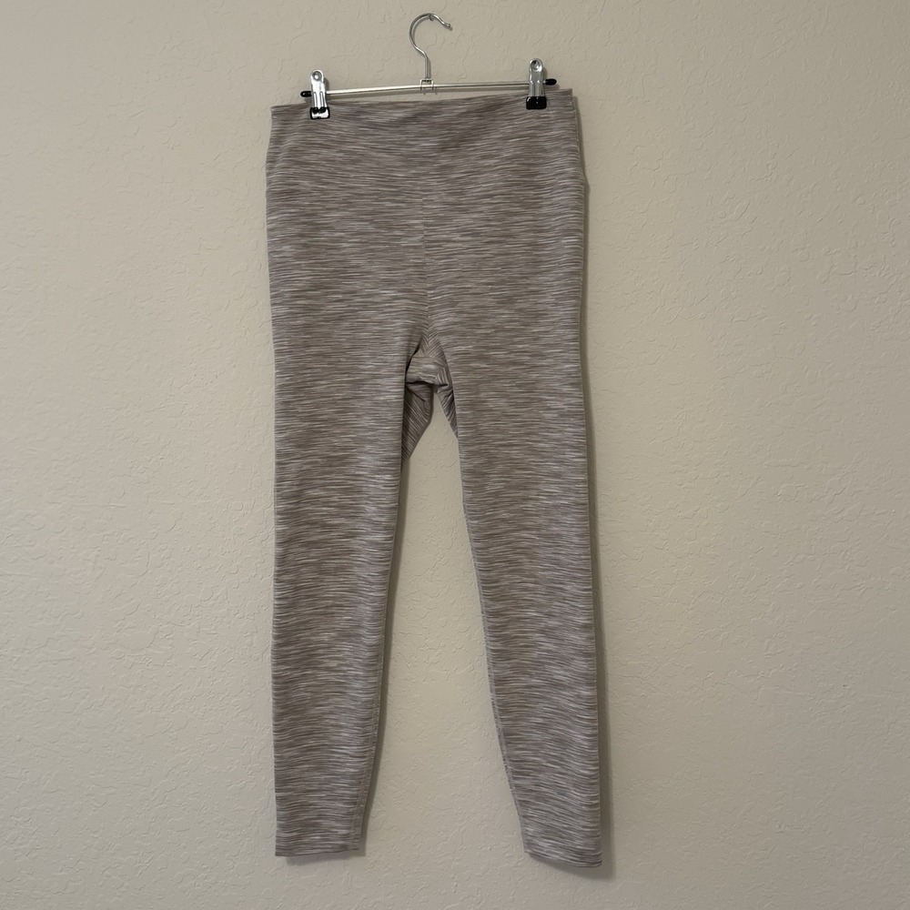 Outdoor Voices Leggings FreeForm 7/8 Large Gray Comfort Yoga Heathered Workout